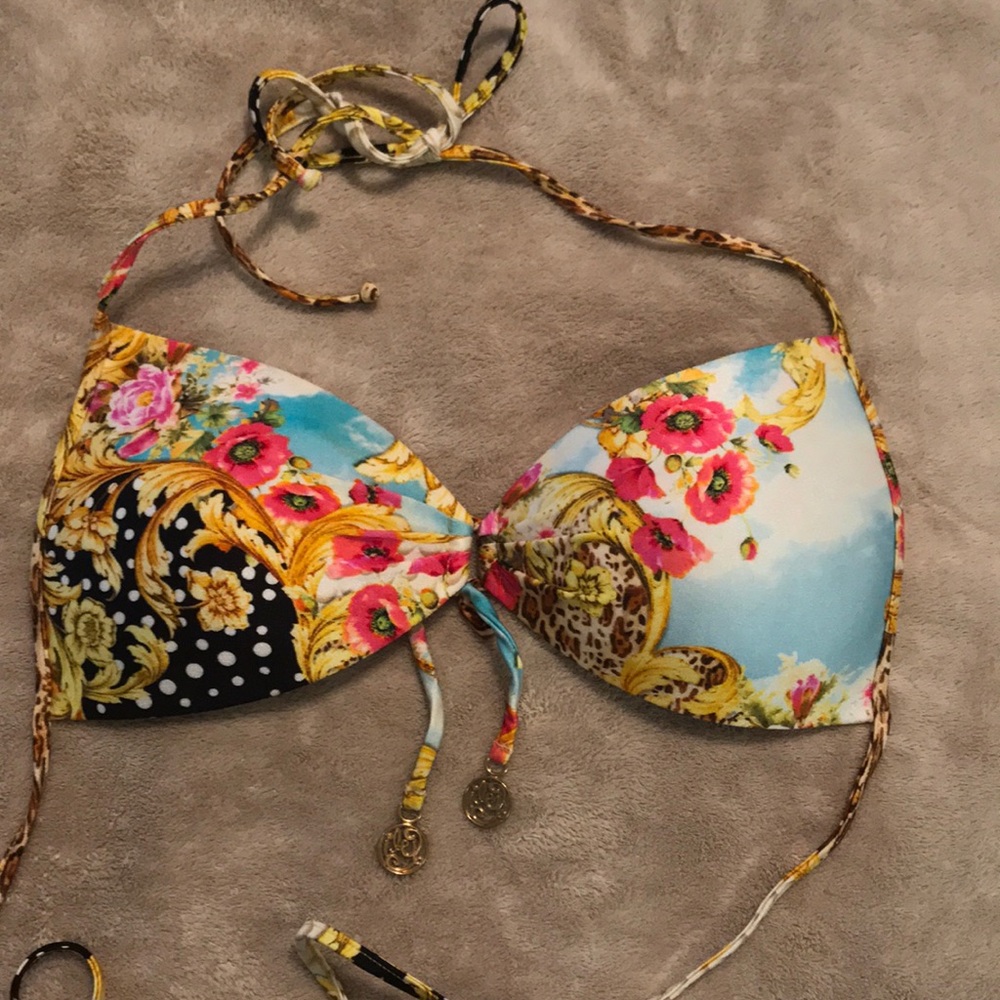 Luli Fama Molded Push Up Bandeau Top